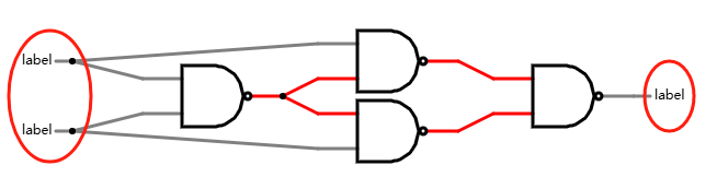 circuitjs 分支电路 subcircuit 增加标记节点后的电路